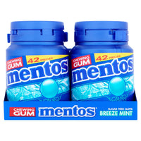 Thumbnail for Mentos Gum Breeze mint jar 6 x 63 g