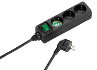 Thumbnail for aro Power strip Black 1.4 m with switch