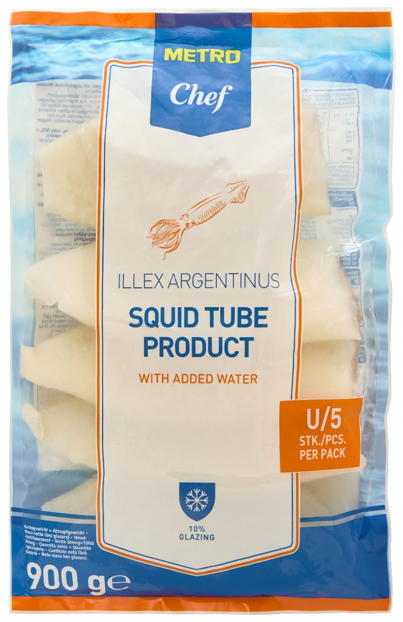 Squid Tubes U/5 900 g