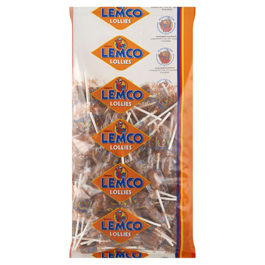 LEMCO LOLLIES Salmiak Lollies 150 pieces 1.5 kg