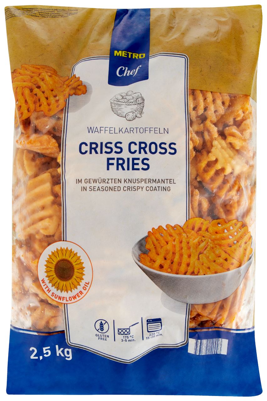Criss Cross Fries 2.5 kg