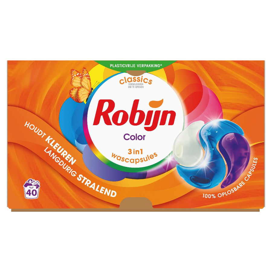Robijn Washing Capsules 3-in-1 Color 40 pieces 844 g