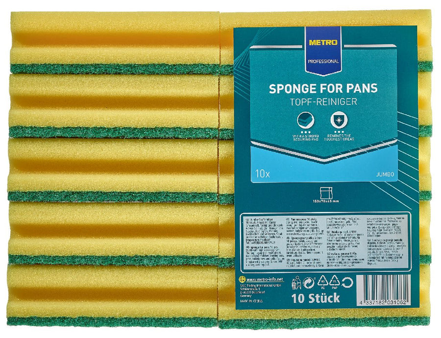 METRO PROFESSIONAL Jumbo Sponge for Pan 10 pieces
