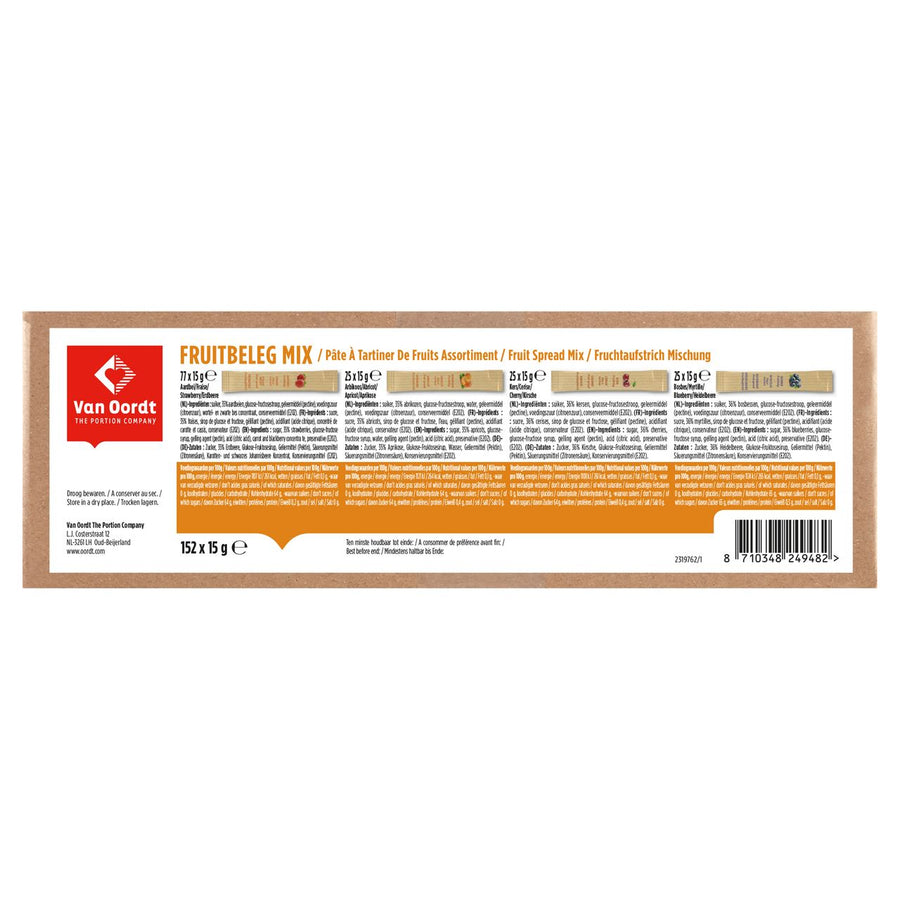 Van Oordt Fruit Topping Mix Stick 152 x 15 g