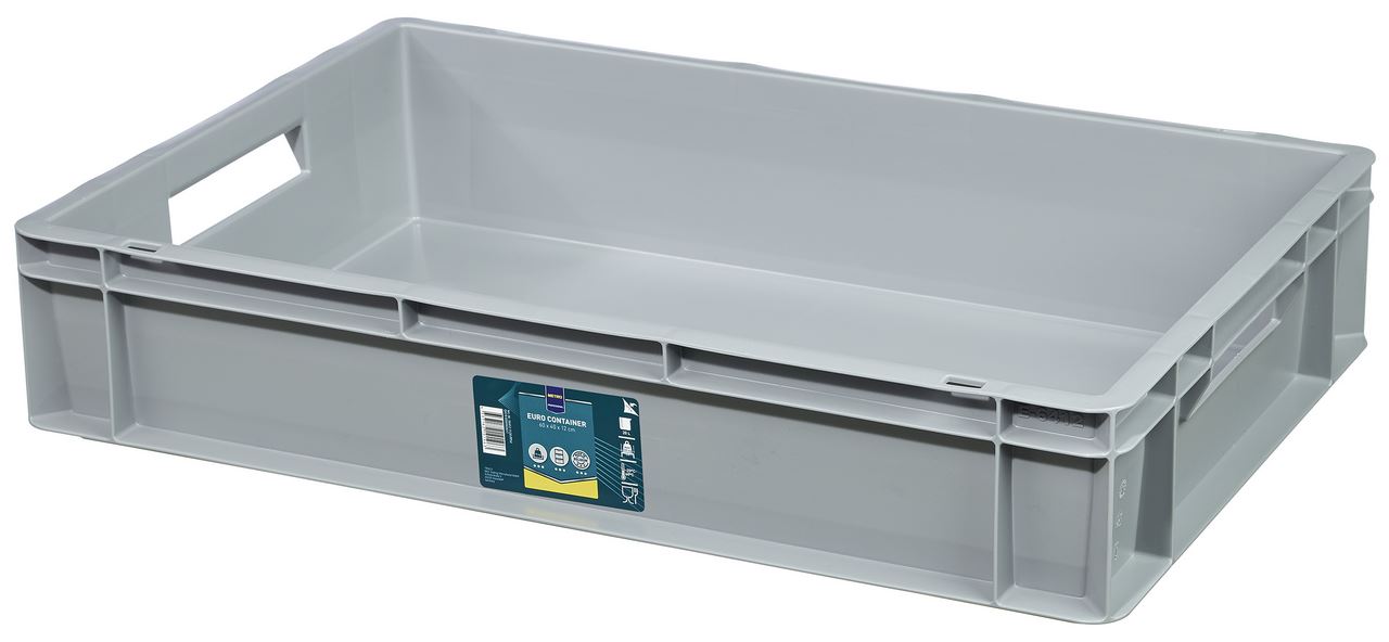 METRO PROFESSIONAL Euro Container 60 x 40 x 12 cm gray