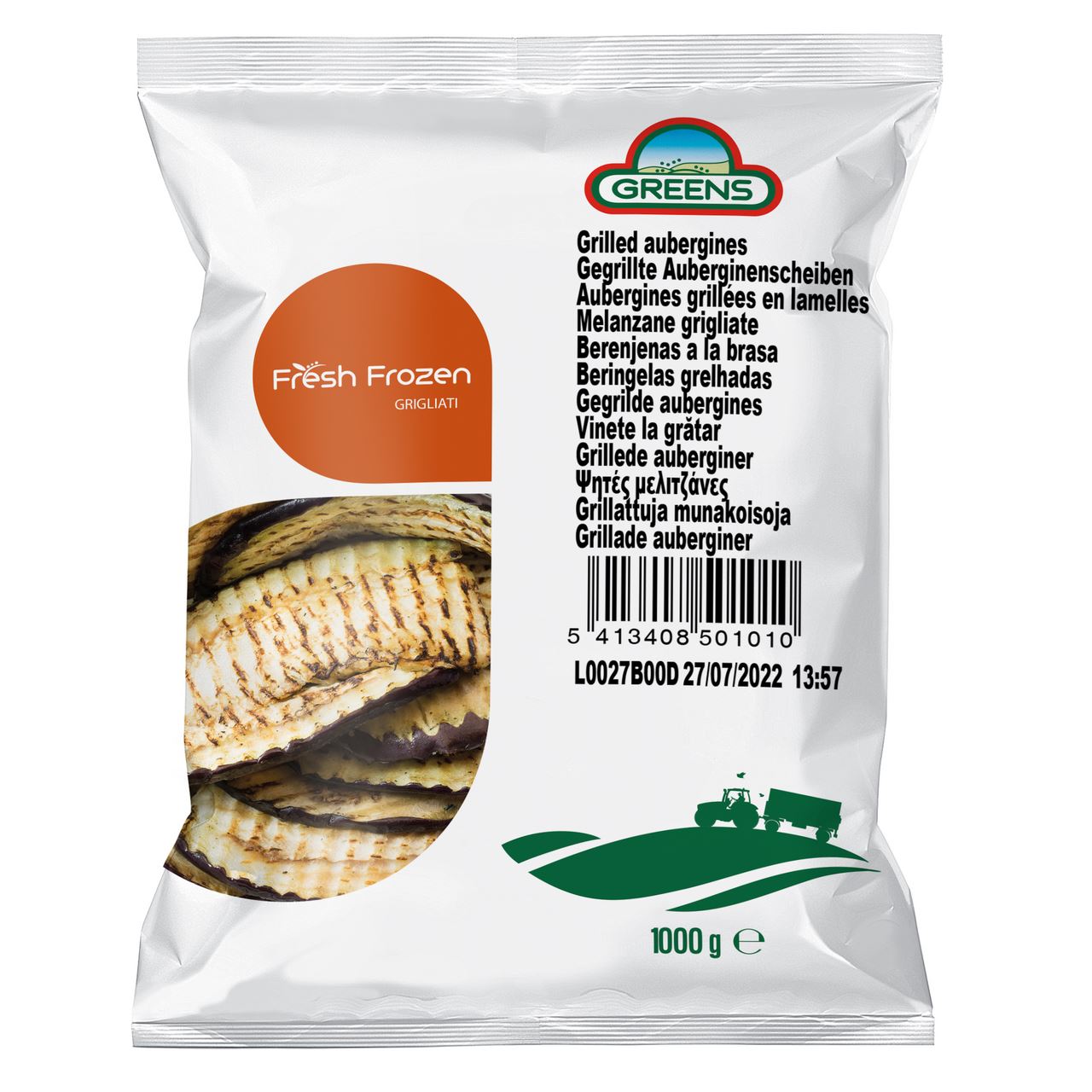GREENS Grilled Eggplant 1 kg
