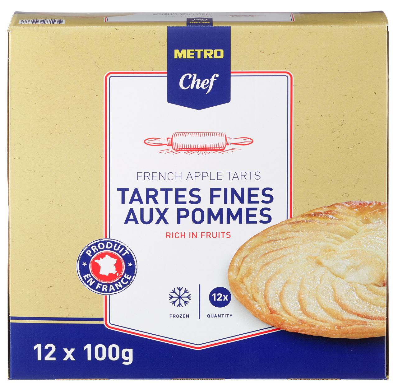 Tarte Fines Aux Pommes 12 x 100 g