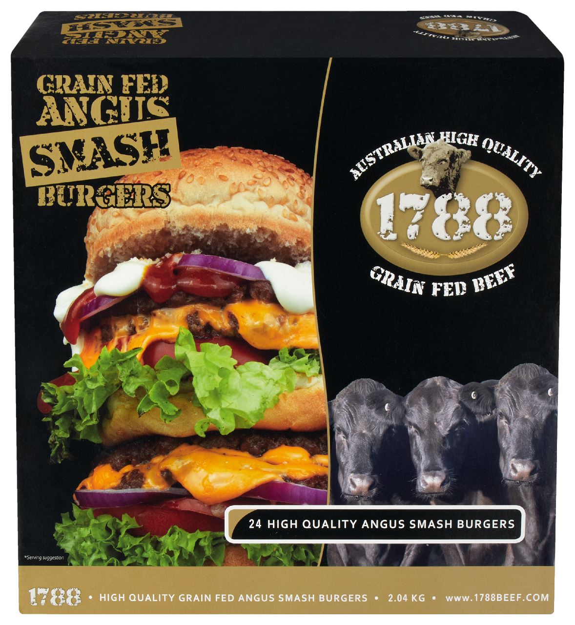 1788 Beef Smash Burger 24 x 85 g