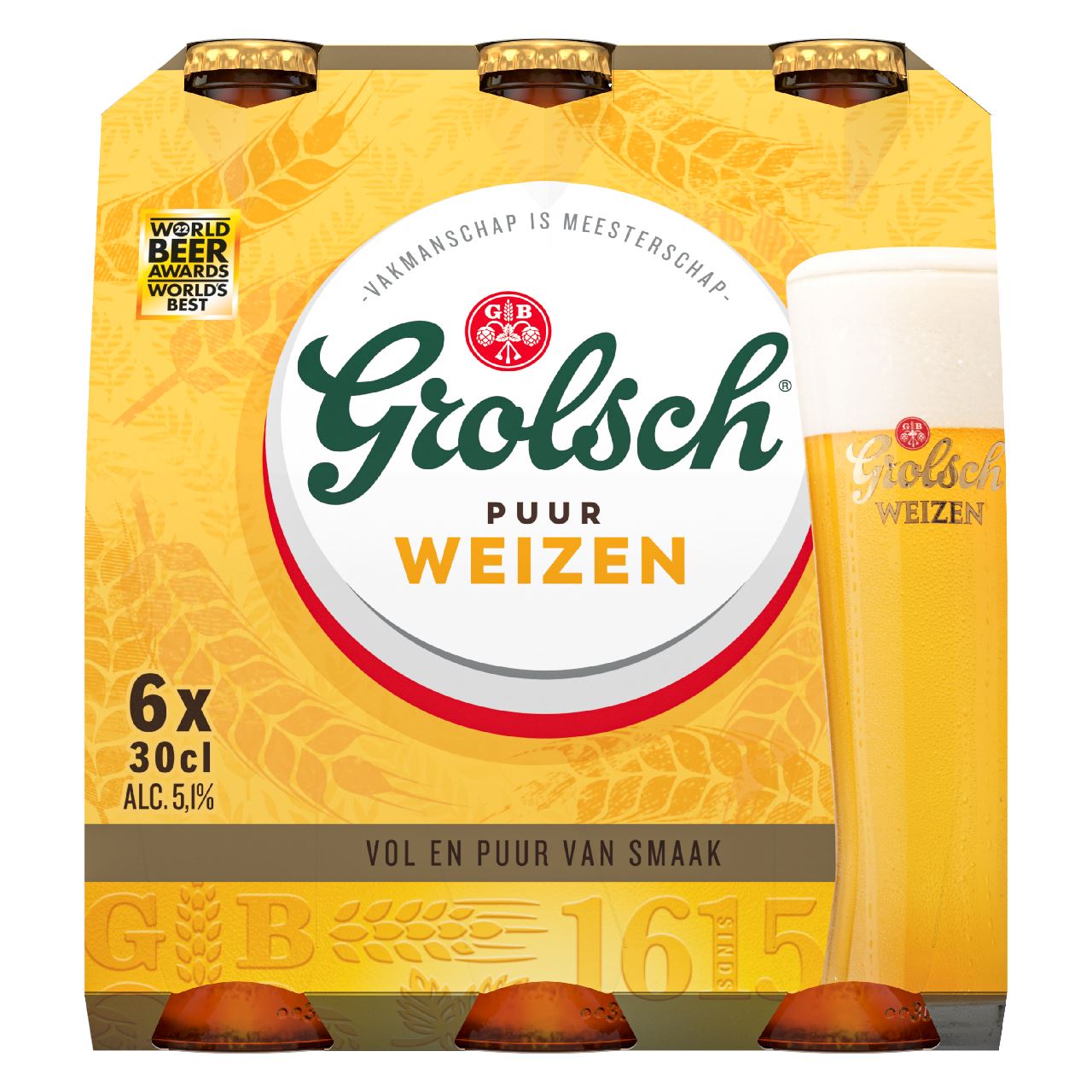 Grolsch Weizen bottle 6 x 30 cl