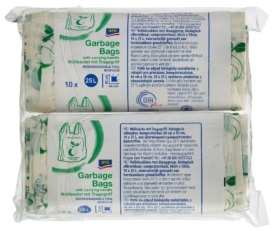 aro Garbage bags Bio 25 l 10 pieces 2 rolls