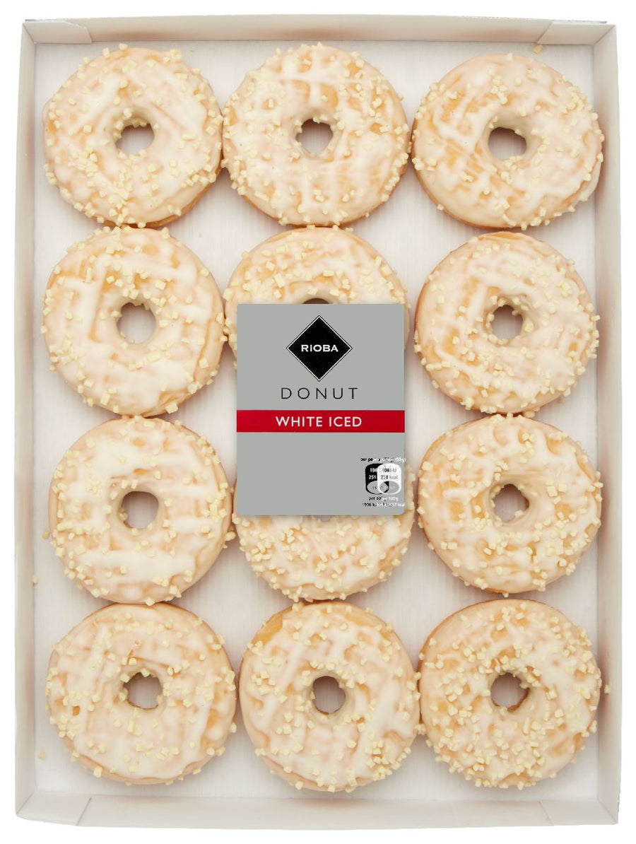 RIOBA Donuts White Crumble 12 x 55 g