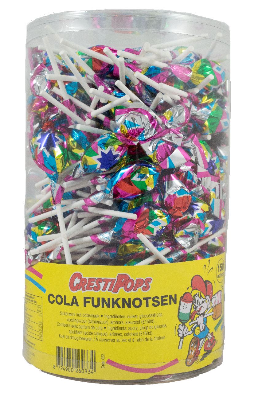 Crest Cola Funknotsen 150 pieces 1.575 kg