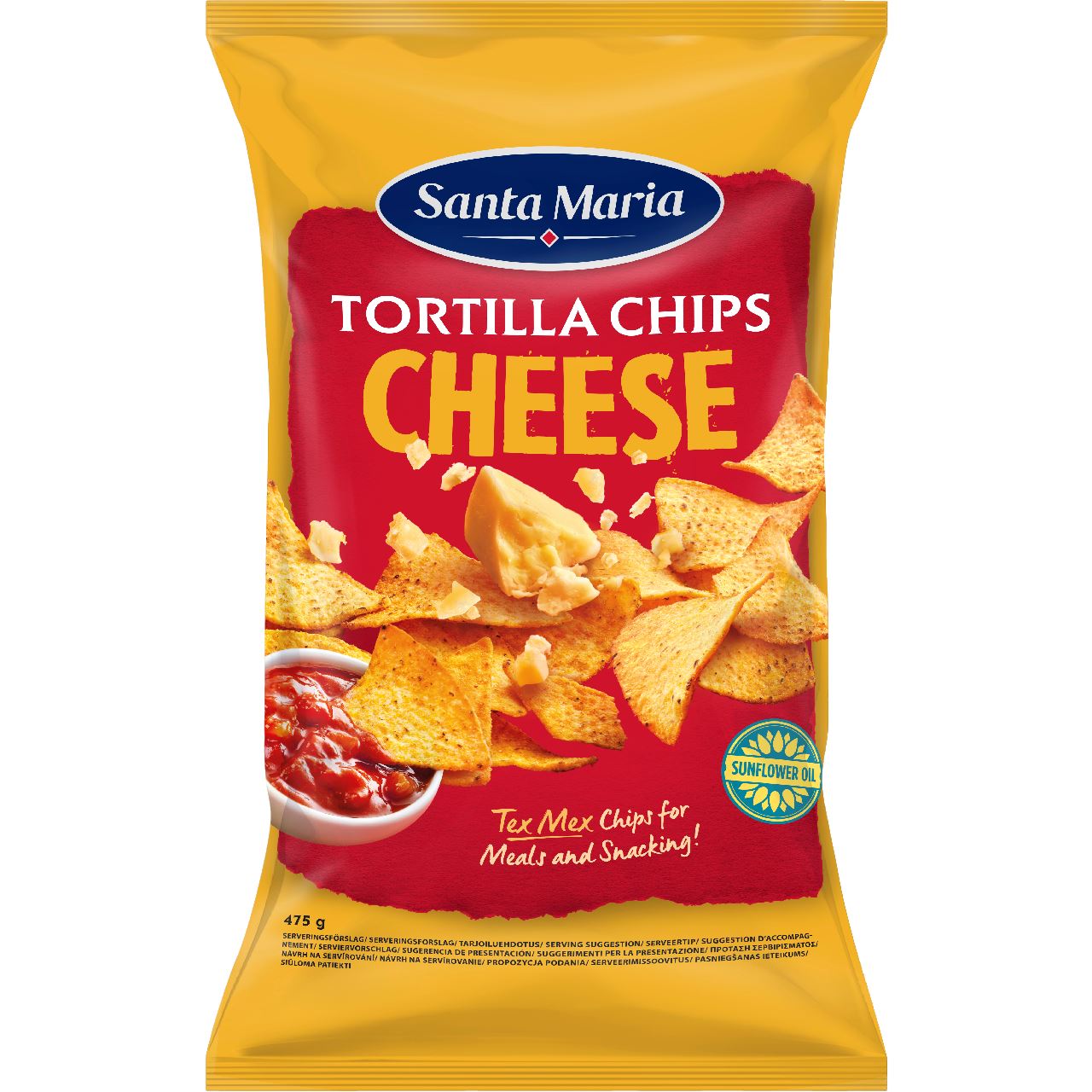 Santa Maria Tortilla Chips Cheese 475 g