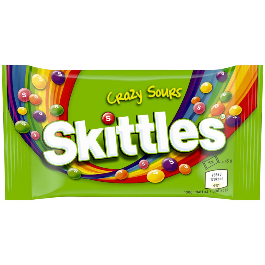 Skittles Crazy Sours 36 x 45 g