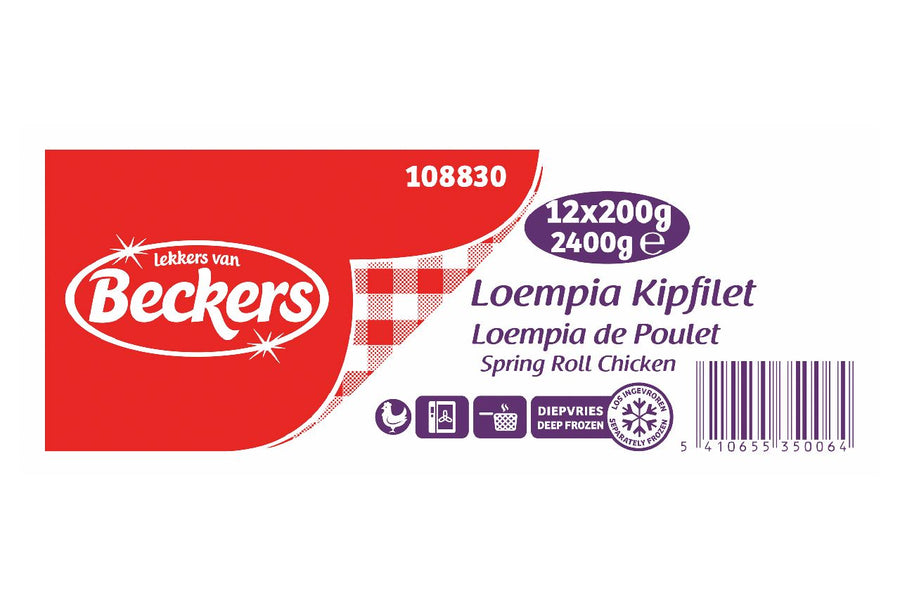 Beckers Chicken Spring Roll 12 x 200 g