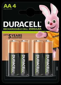 Thumbnail for DURACELL Recharge Ultra AA batteries 4 pieces