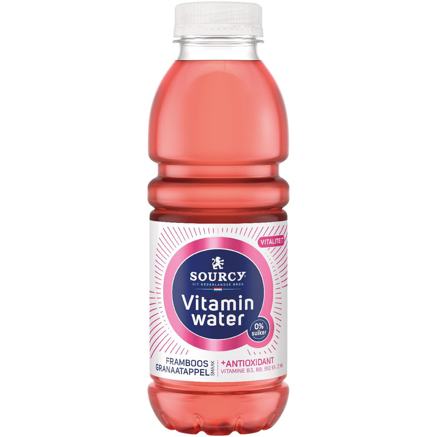 Sourcy Vitamin Water Raspberry Pomegranate sugar-free 6 x 50 cl