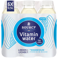 Thumbnail for Sourcy Vitamin Water Lime Lychee sugar-free 6 x 50 cl