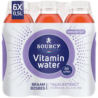 Thumbnail for Sourcy Vitamin Water Blackberry Blueberry sugar-free 6 x 50 cl