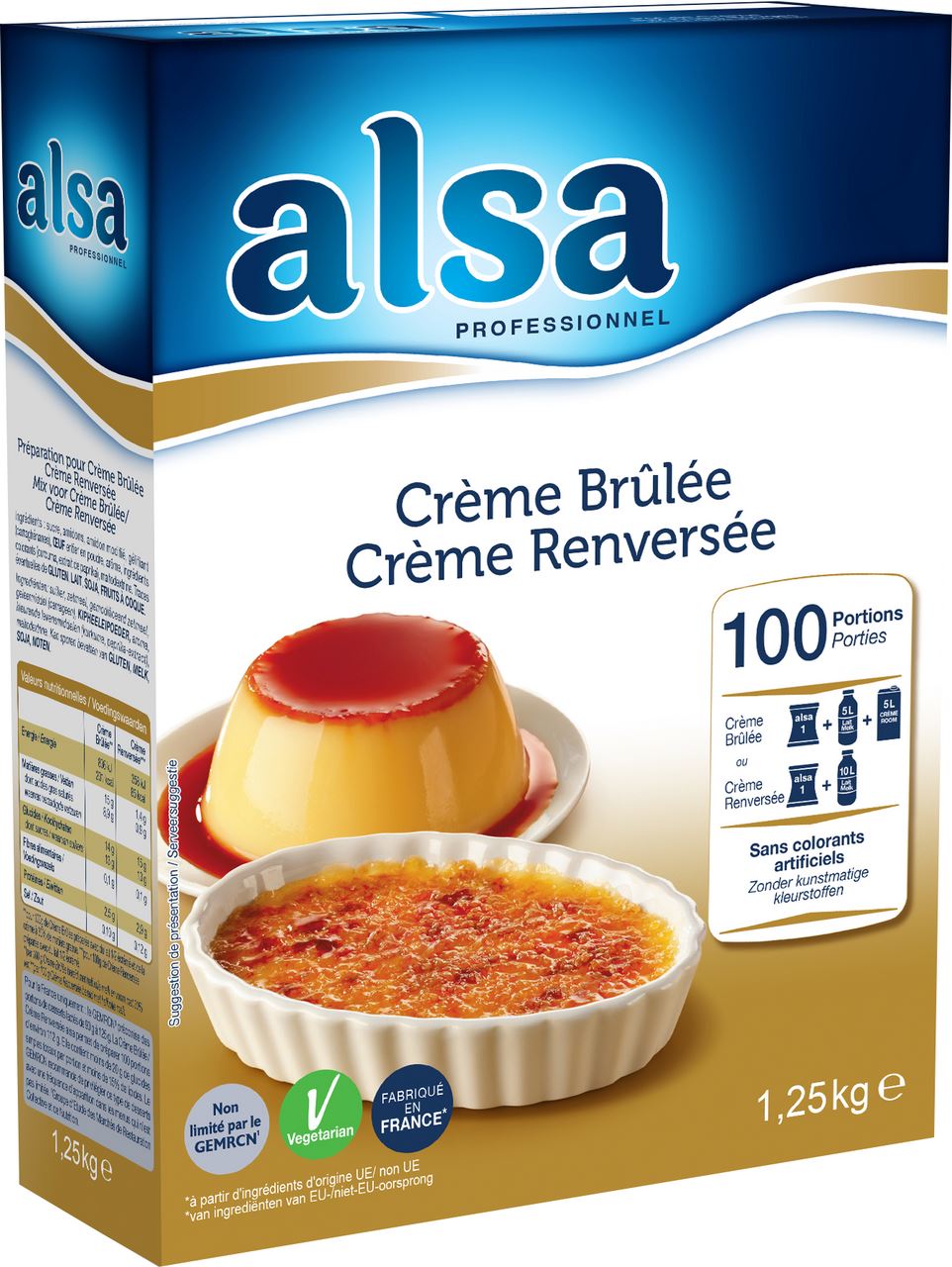 alsa Crème Brûlée 1.25 kg