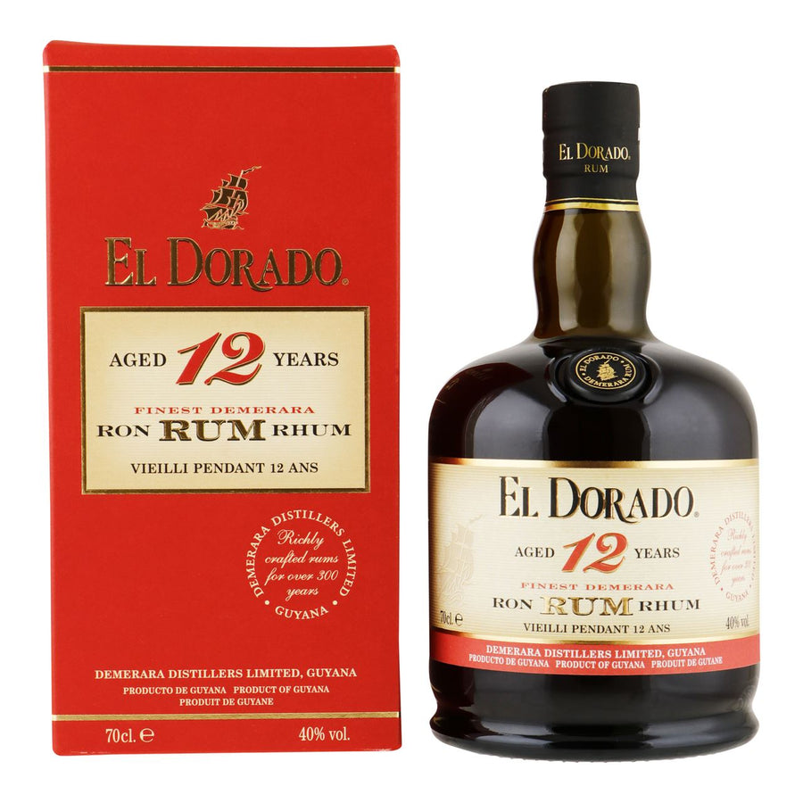 El Dorado Rum 12Y 70 cl 40%