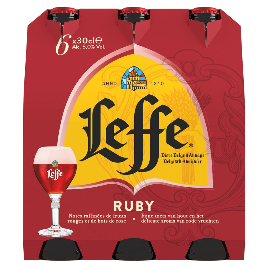 Leffe Ruby bottle 6 x 30 cl 5%