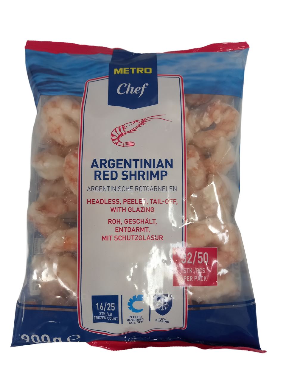 Argentinian Shrimp P&D 16/20 900 g
