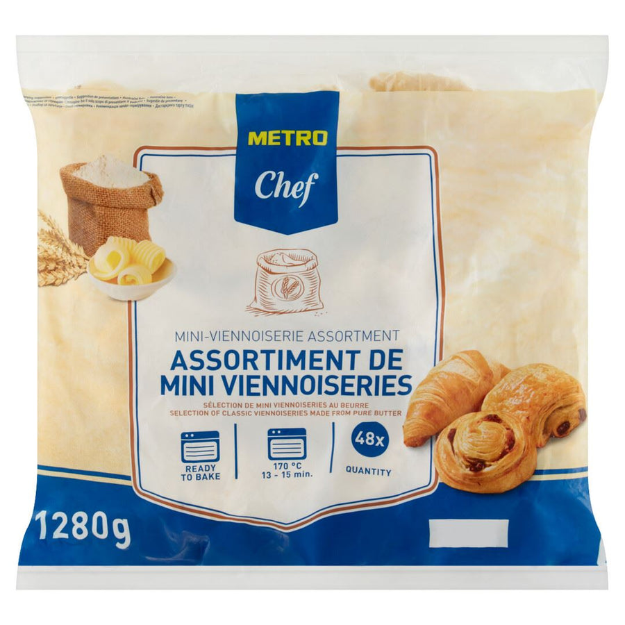 Mini Viennoisserie Mix 48 pieces 1.28 kg