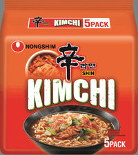 Thumbnail for Nong Shim Noodles Kimchi 5 x 120 g
