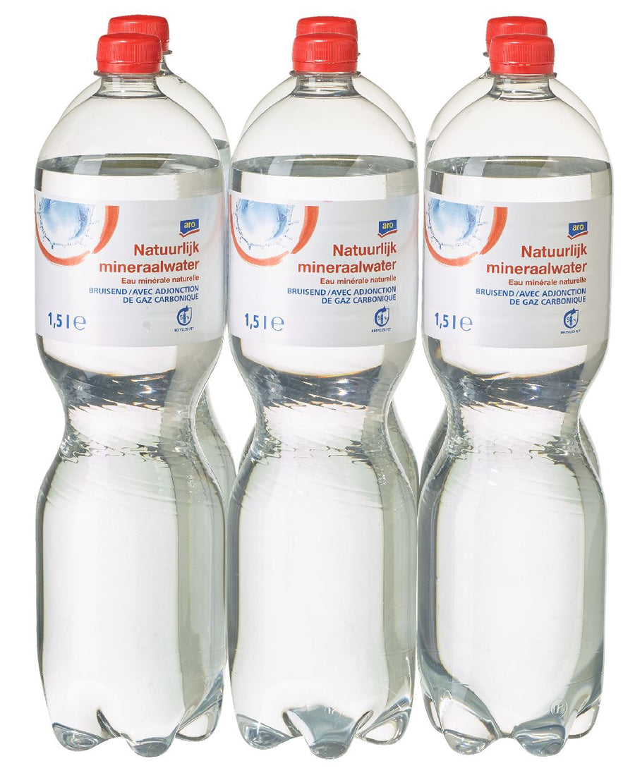 aro Water Carbonated PET 6 x 1.5 l