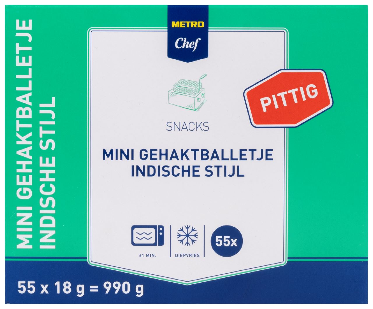 Mini Meatball Spicy 55 x 18 g