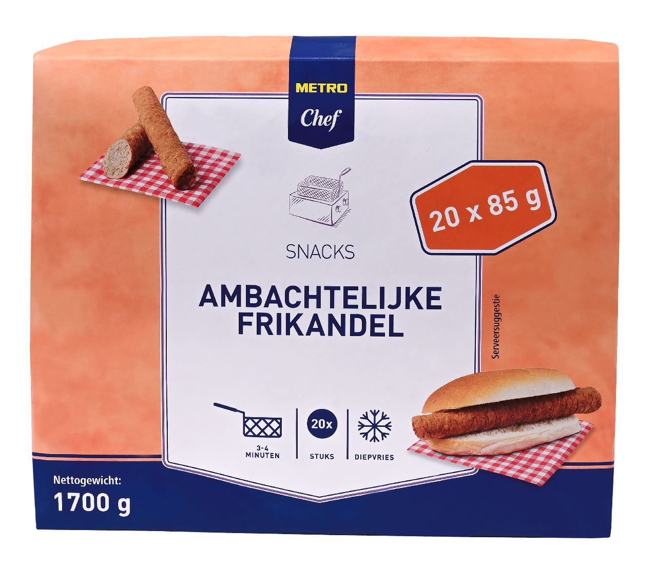 Traditional Frikandel 20 x 85 g