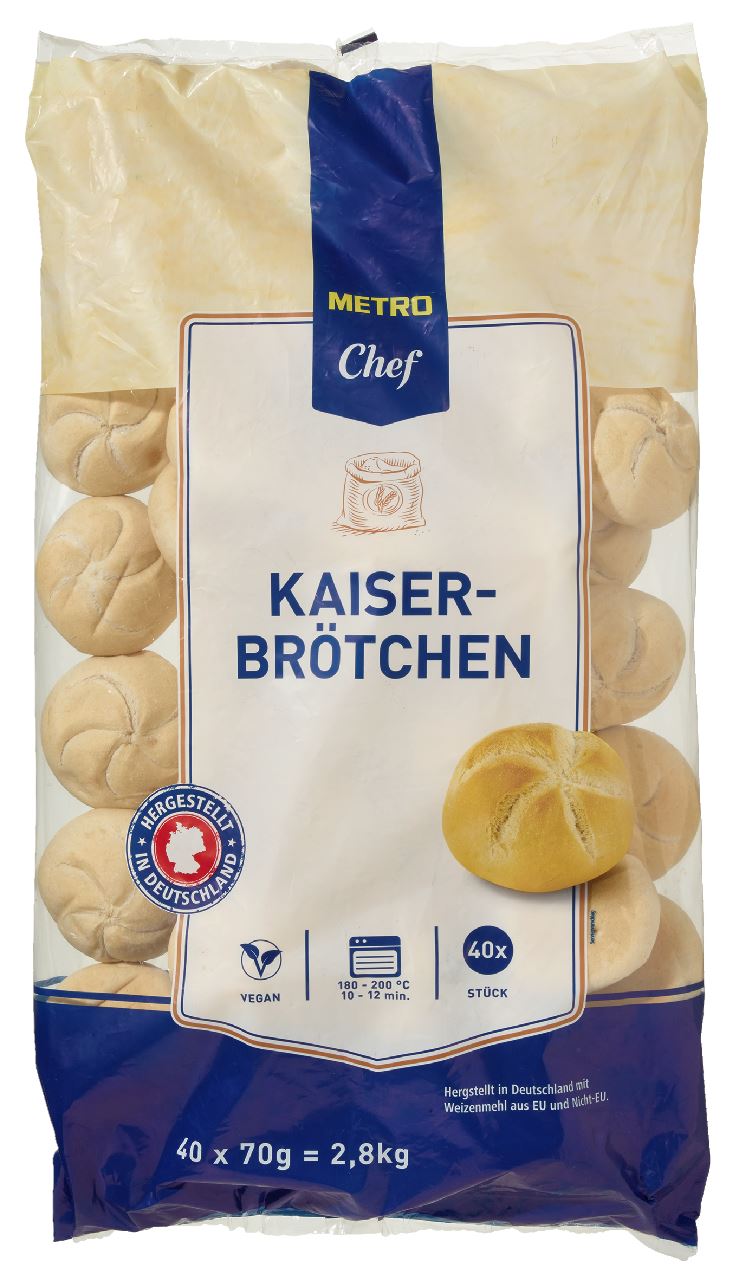 Kaiser rolls 40 x 70 g