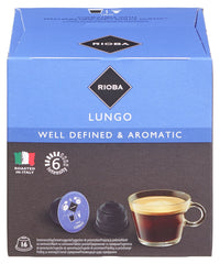 Thumbnail for RIOBA Capsules Dolce Gusto Lungo 16 pieces