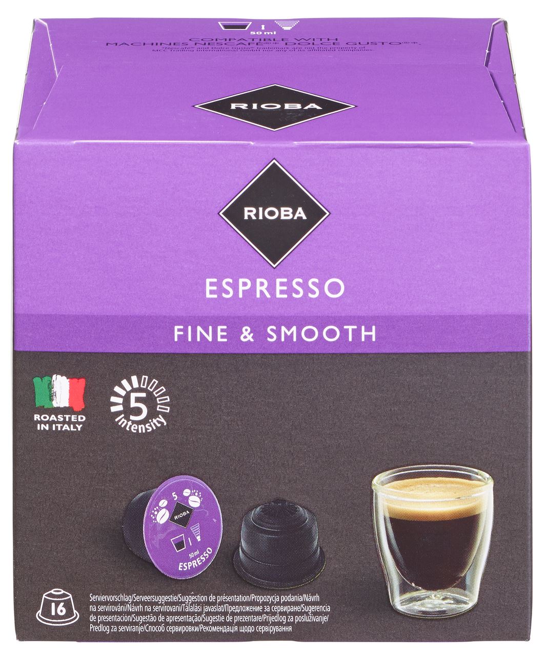 RIOBA Dolce Gusto Espresso 16 capsules 200 g