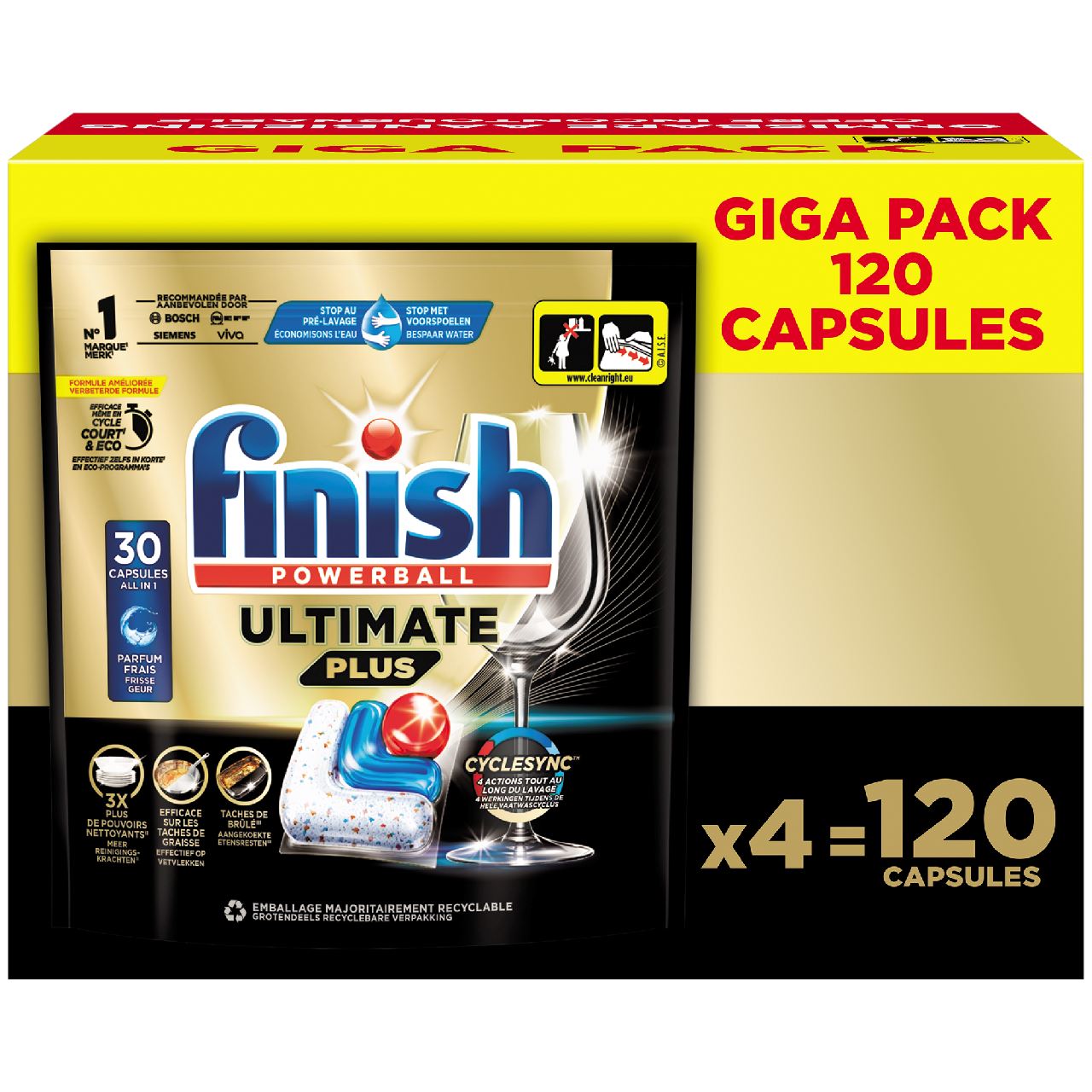finish Ultimate+ 120 Tabs