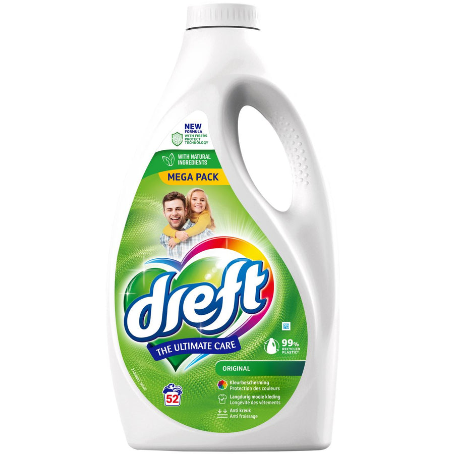 dreft Detergent Liquid Regular 52 washes 2.43 l