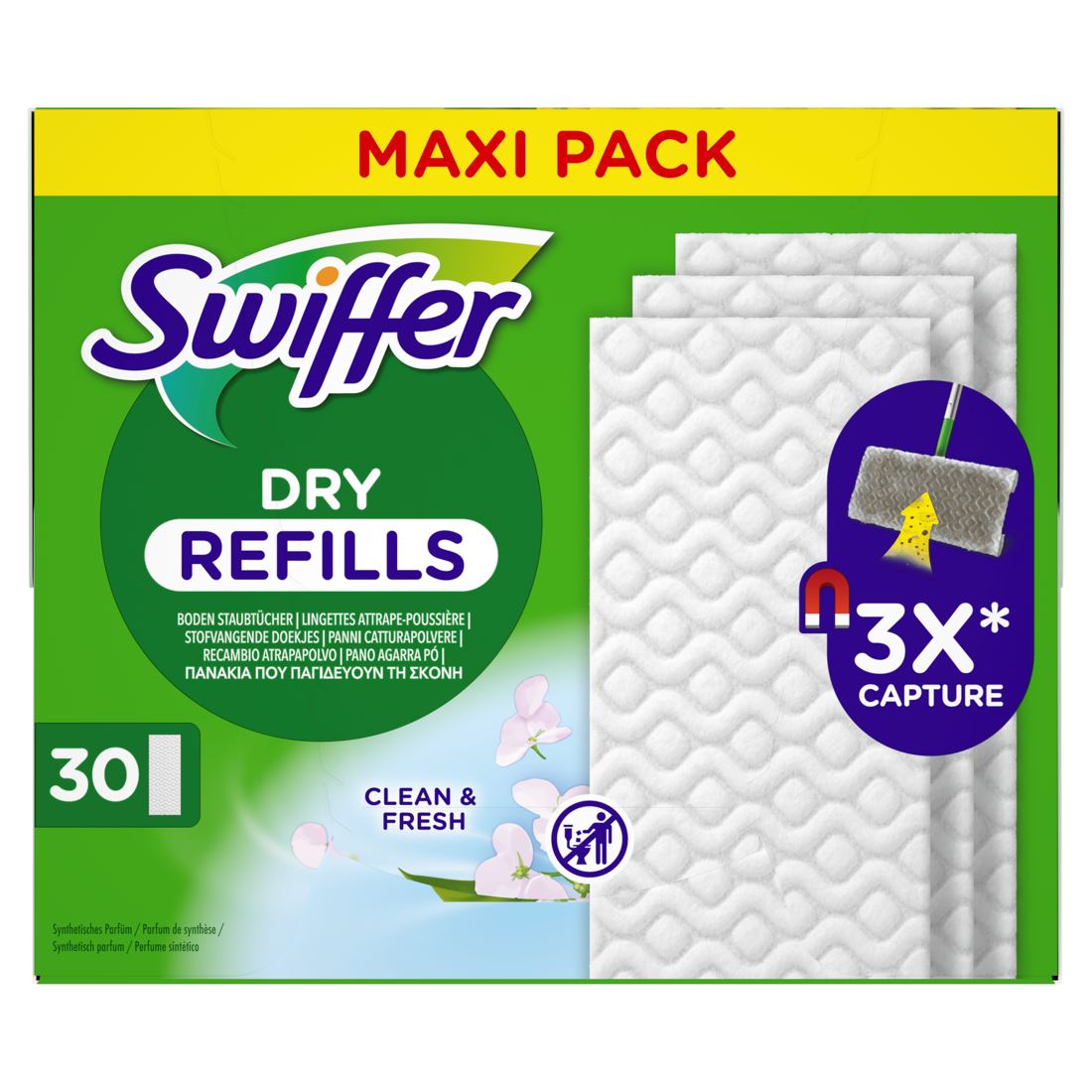 Swiffer Floor Cloth Dry Fresh 30 pieces