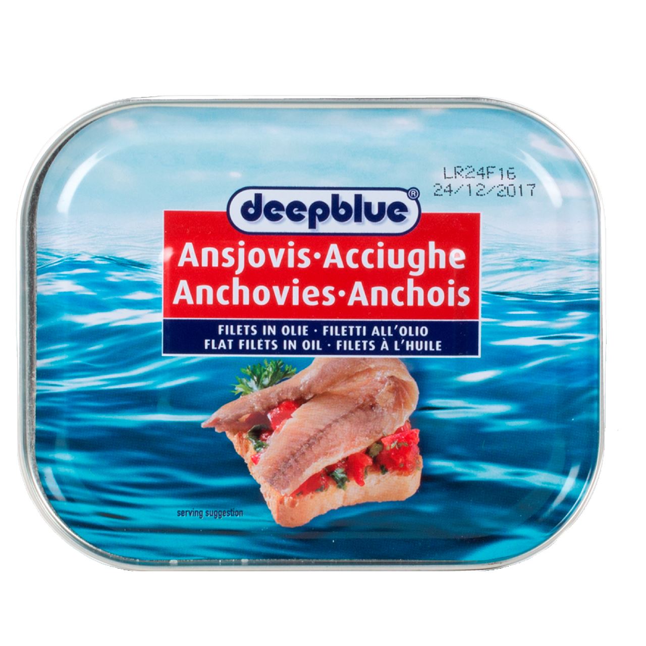 Deepblue Anchovies in olive oil 600 g