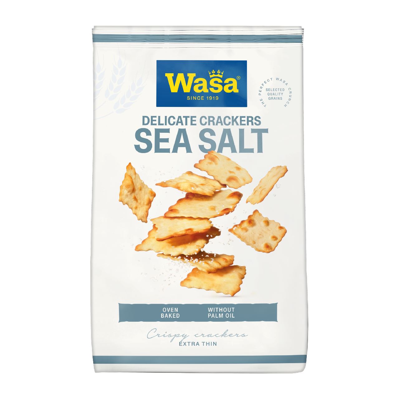 Wasa Delicate Thin Crackers Sea Salt 180 g