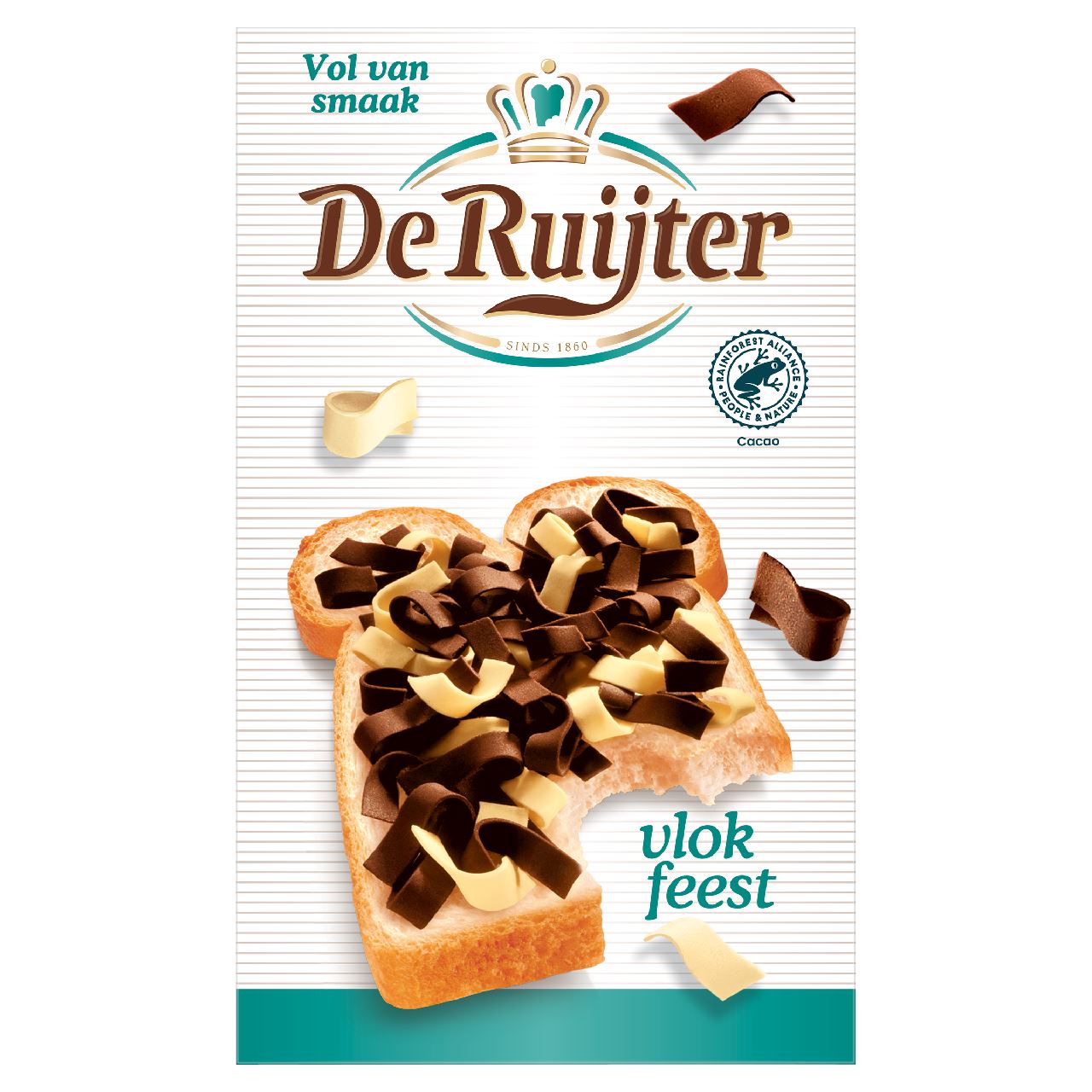 De Ruijter Vlokfeest Pure & White 200 g
