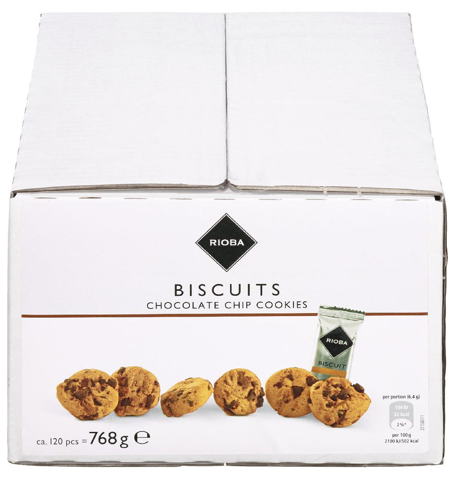 RIOBA Chocolate Chip Cookie 120 pieces 768 g
