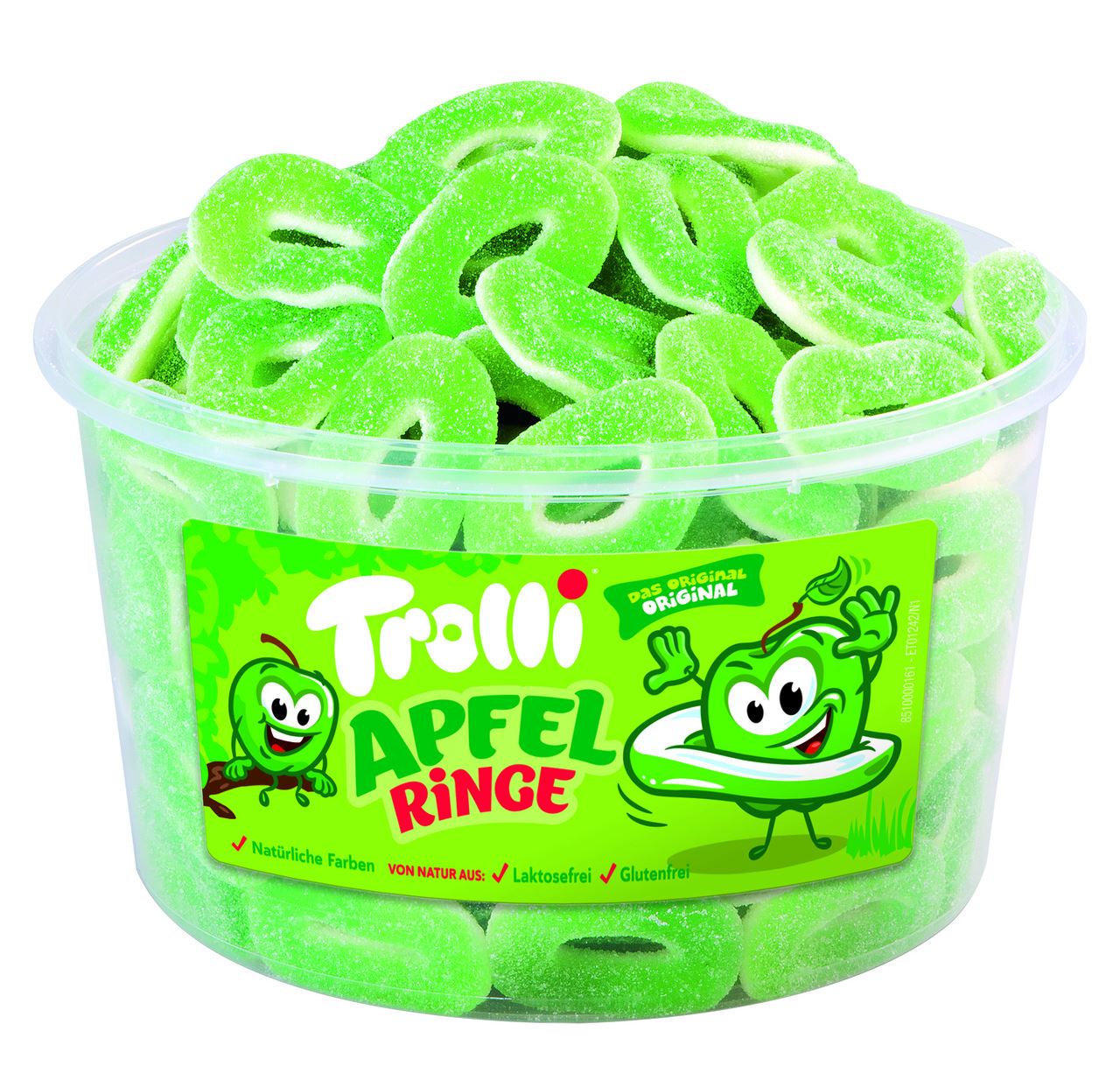 Trolli Apple rings 150 pieces 1.2 kg
