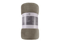 Thumbnail for TARRINGTON HOUSE Coral Fleece Plaid 150 x 200 Taupe