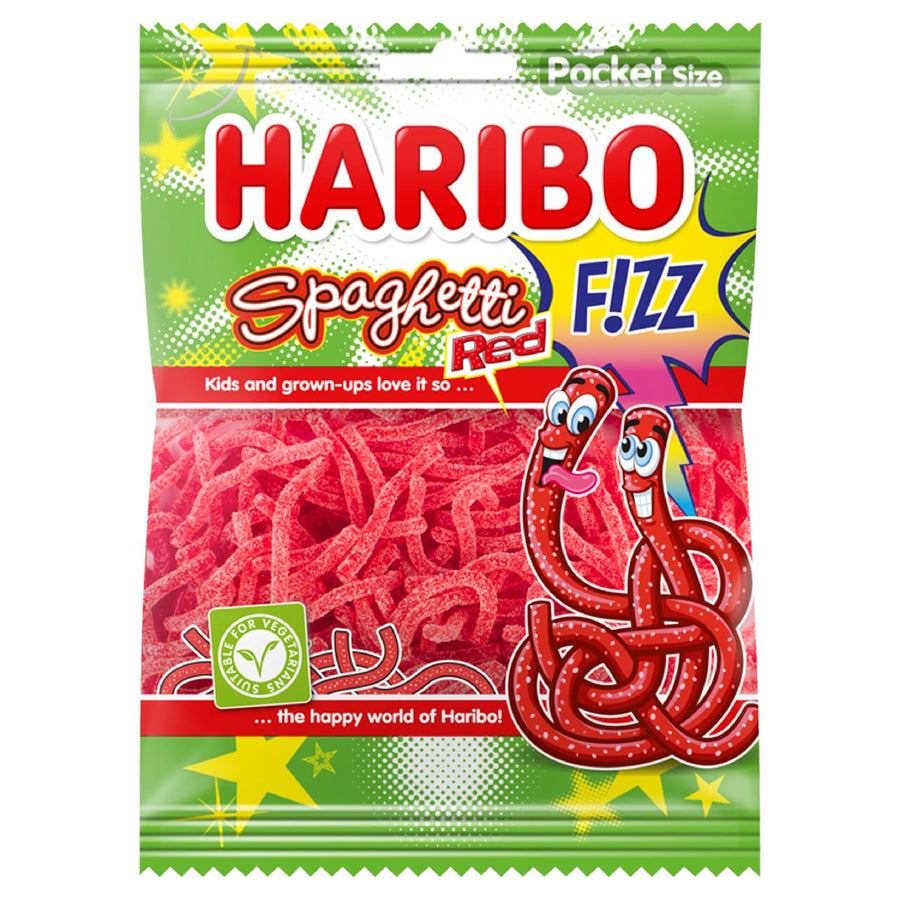 HARIBO Spaghetti Red Fizz 28 x 70 g