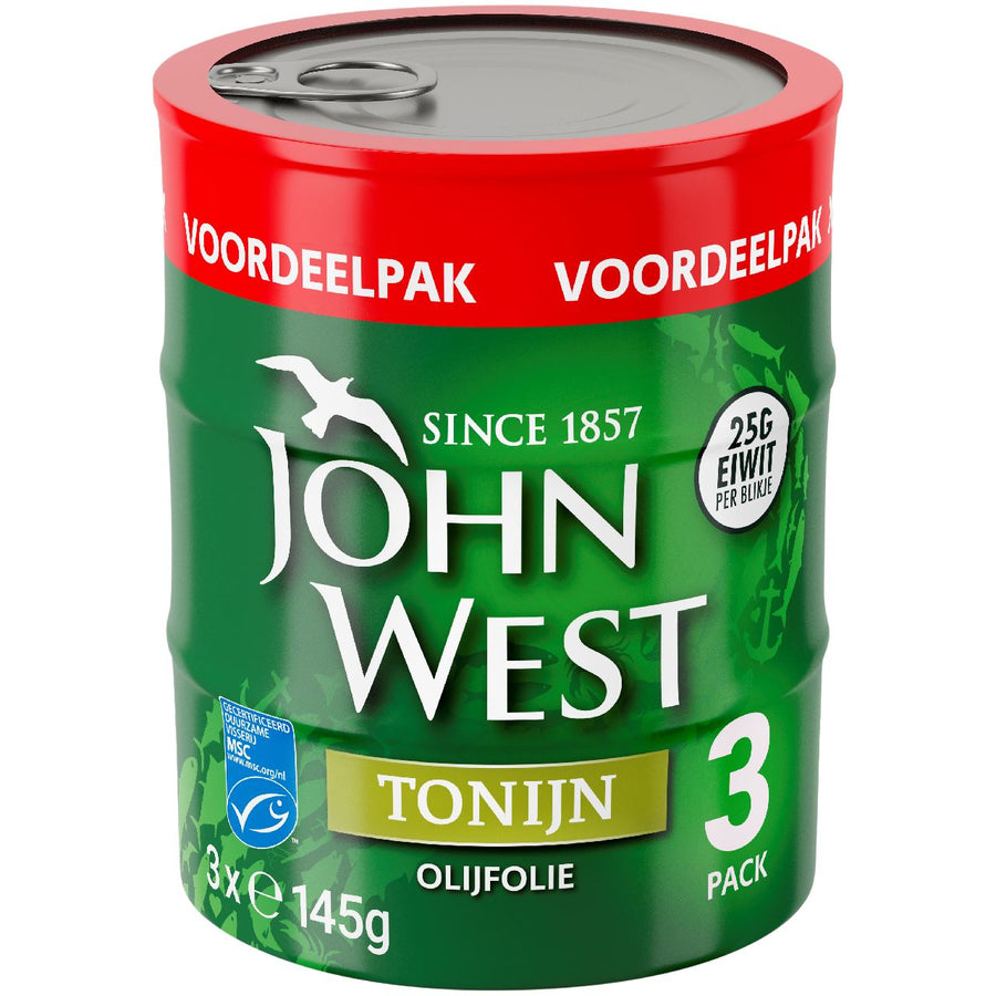 John West Tuna Pieces in Olive Oil 3 x 145 g