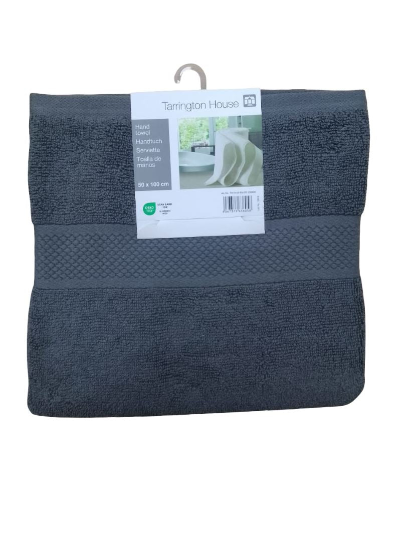 TARRINGTON HOUSE towel 50 x 100 anthracite