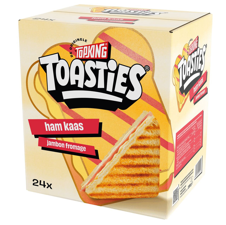 Topking Toasties Ham Cheese 24 pieces 2.28 kg