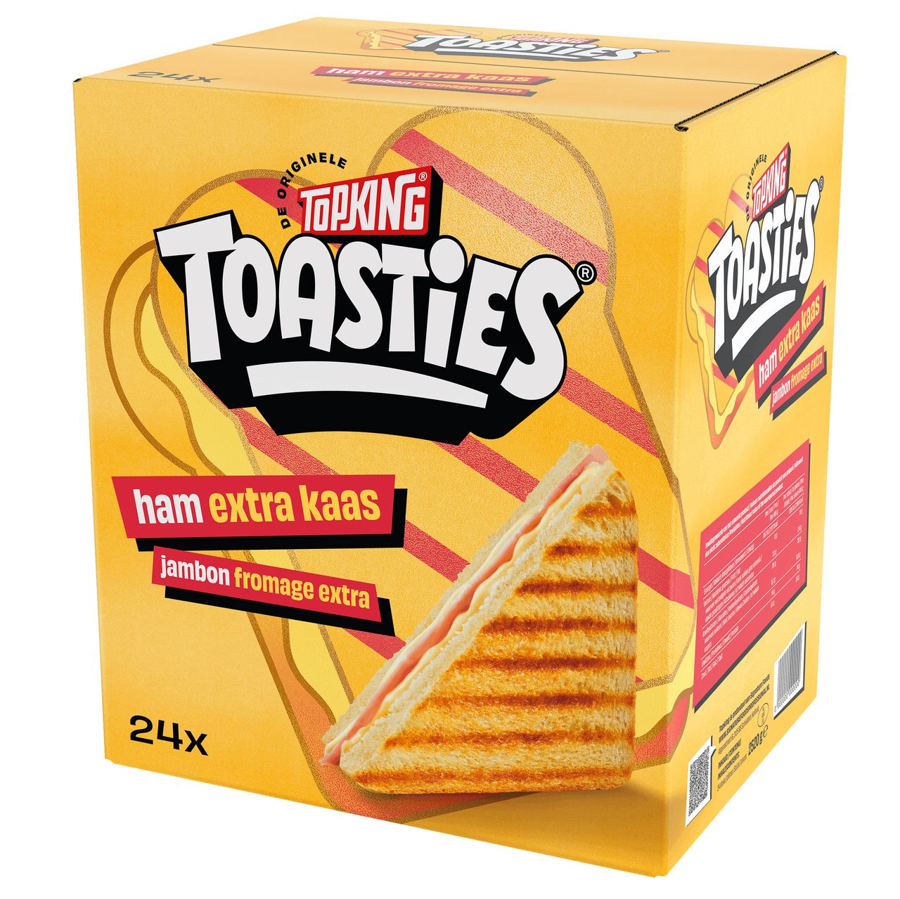 Topking Toasties Ham Extra Cheese 24 pieces 2520 g