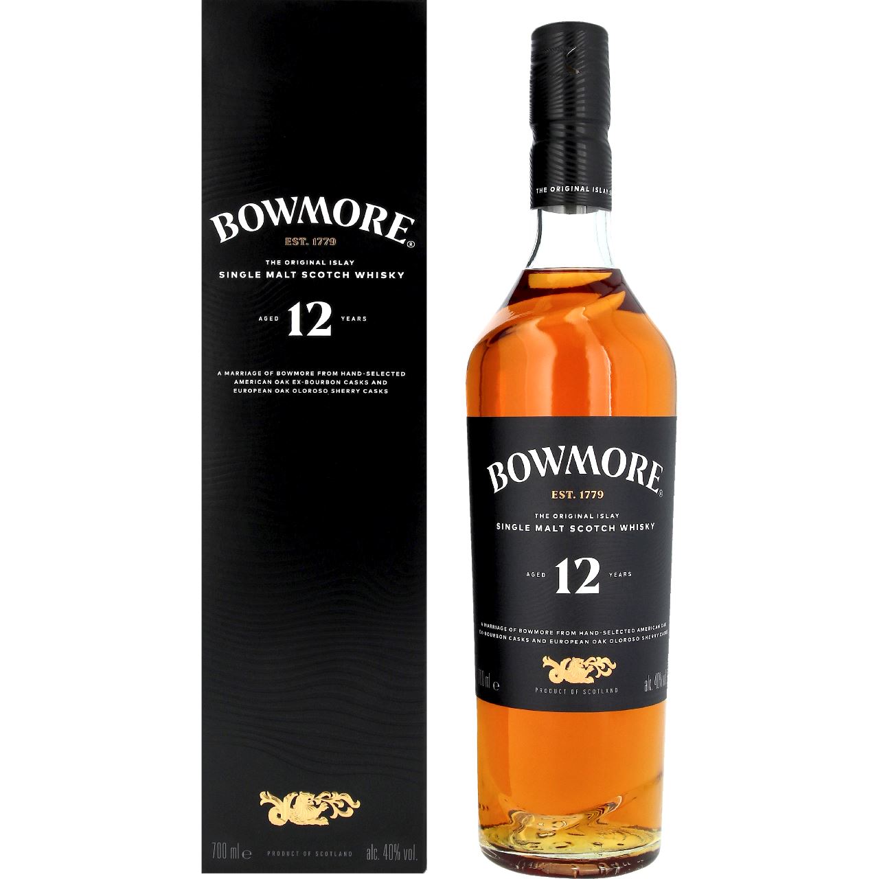 BOWMORE 12 Years 70 cl 40%